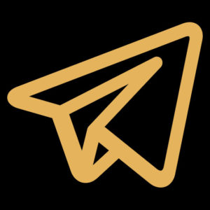 golden telegram icon - prestige provisions
