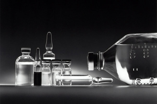 image of laboratory containers