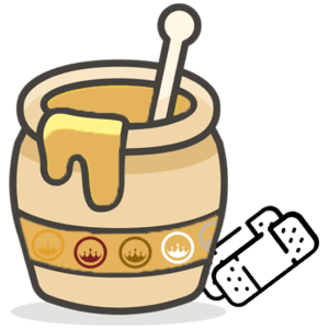 yemeni sidr honey treats skin wounds icon png - prestige provisions