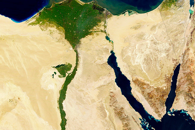 map of part of egypt for black seed oil for immunity blog