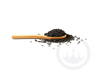 black seeds in wooden spoon - black seed wholesale - prestige provisions