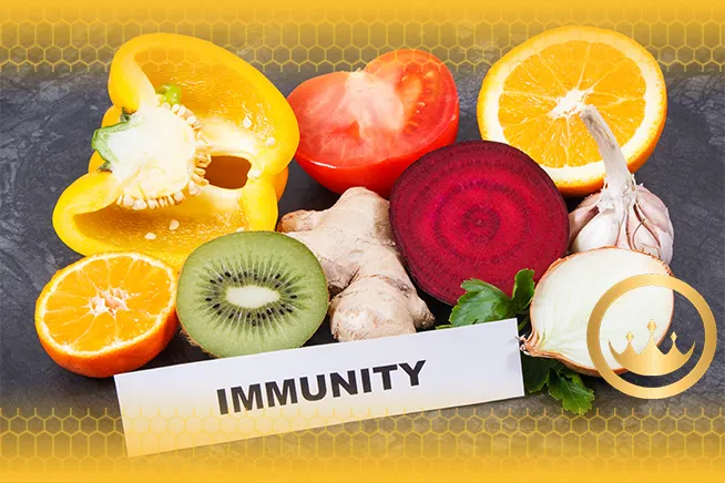 image of fruits and vegetables that improve immunity