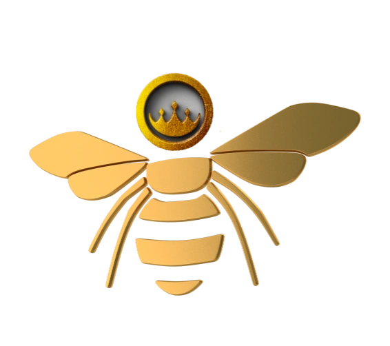 3d honey bee with prestige provisions bulk order company logo